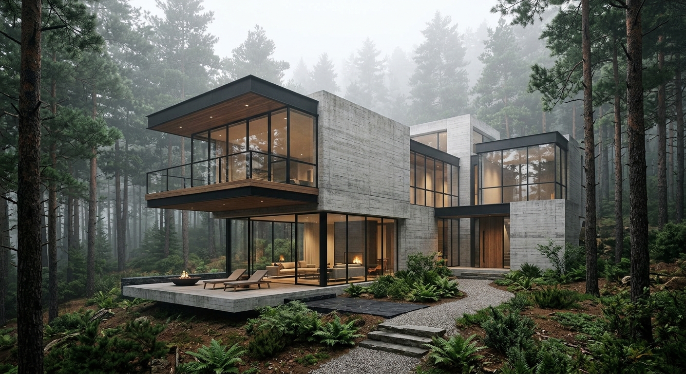 Cantilever Forest House